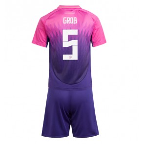 Německo Pascal Gross #5 Dětské Venkovní dres komplet ME 2024 Krátký Rukáv (+ trenýrky)